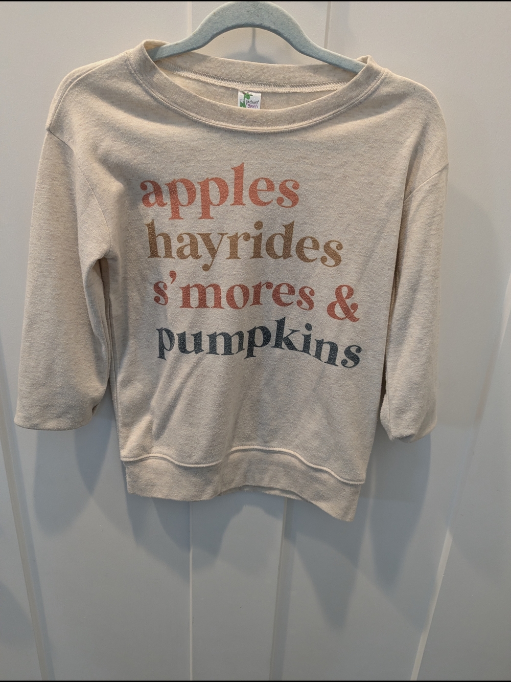 Cream Long Sleeve with Autumn Shirt